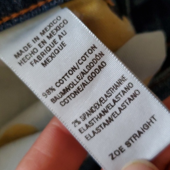 Lucky Brand Zoe Straight Very Distressed Jeans size 4/27 - Picture 10 of 10